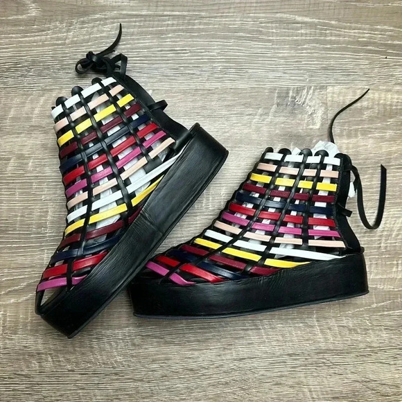 CAROLINA K // Guarache Platform Sandal NWT - Picture 1 of 4